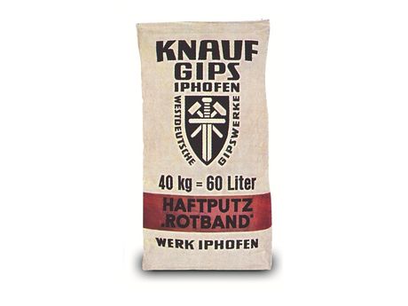 1960: Haftputz Rotband